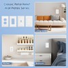 2 Pack Light Switch Cover Plate, Toggle Modern Decorative Outlet