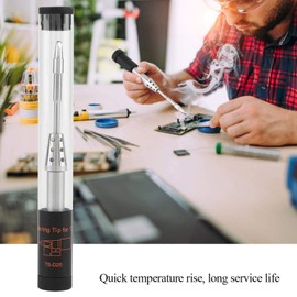 TS-D25/B02 Soldering Iron Tips Pluggable,100℃ - 400℃ Electric Replacement Solder Iron Tips for TS80 Digital Soldering Iron(TS-D25)