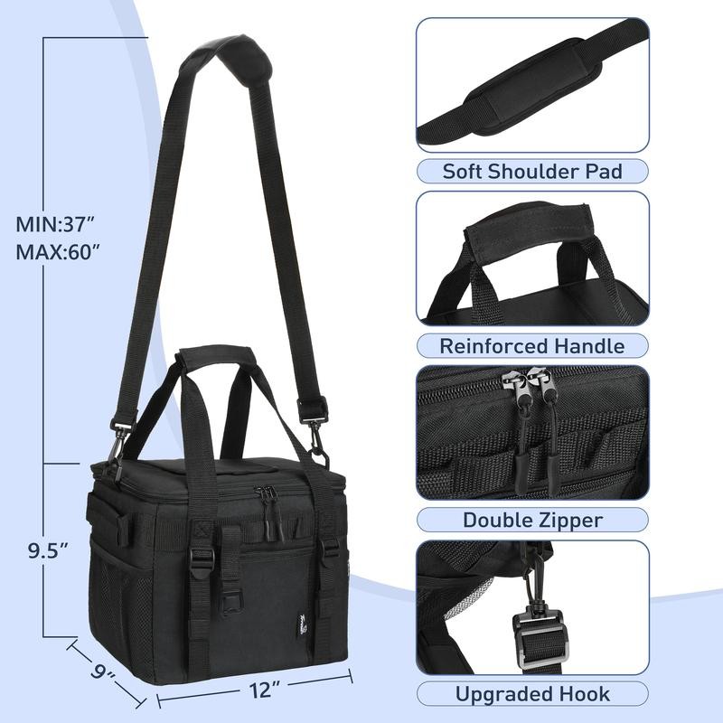 Tirrinia Large Insulated Cooler Bag - Outdoor Leakproof Lunch Cooler