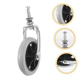 FRCOLOR Wheelchair Front Fork Replacement Parts Wheelchair Castor with High Bearings