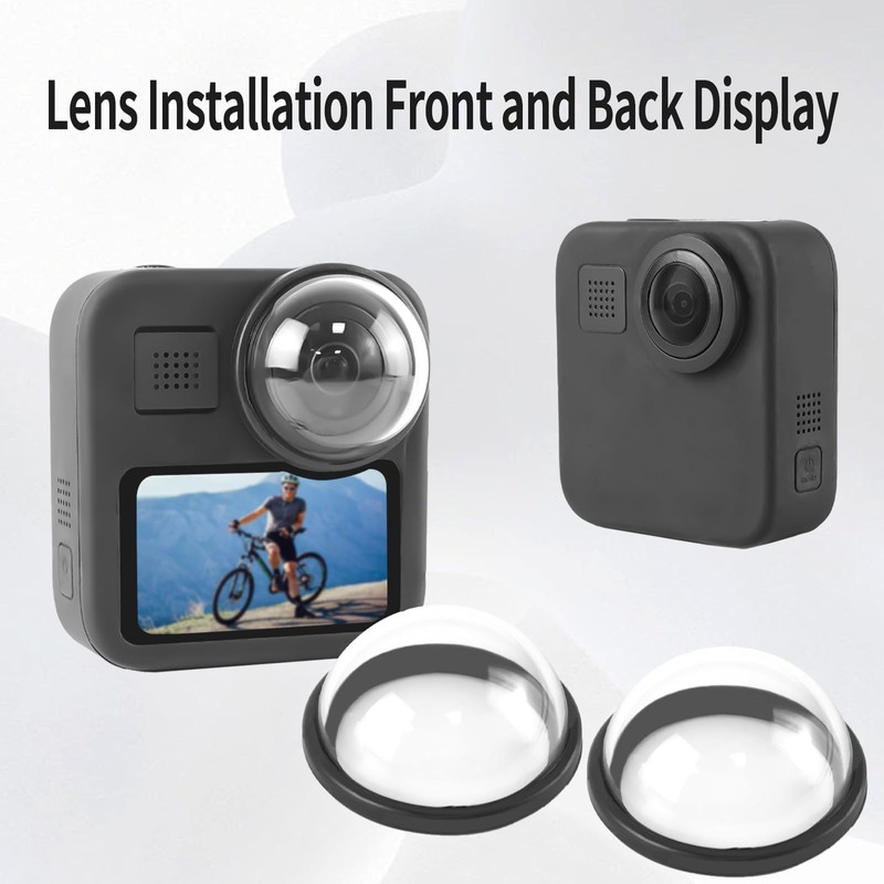 FIFIELD 2PCS Replacement Protective Lenses Cover Compatible with Gopro Max
