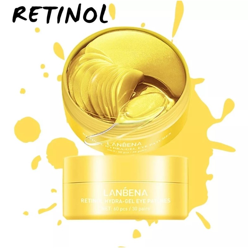 Lanbena Parches Hydrogel Contorno De Ojos Nicotinamida Acido Hialuro