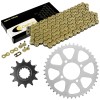 Kawasaki Drive Chain W/Front Rear Sprockets Kit for Kawasaki KEF300