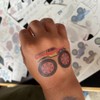 AVA LUX Tattoos, 60 Vegan Stick-On Tattoos for Children, Skin-Friendly,