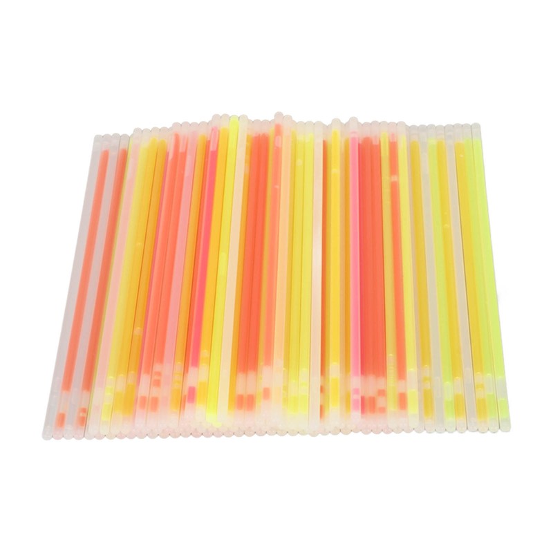 100PCS Glow Sticks Safe Waterproof Light Sticks Glow in The