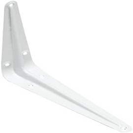 Merriway BH05452 (4 Pcs) London Style Shelf Brackets 100 x 75mm (4 x 3 Inch) White - Pack of 4 Pieces