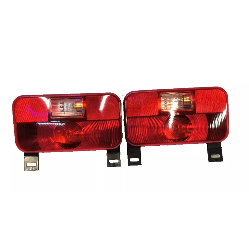Bargman 30-92-109 Tail Light W/Backup, License Bracket & Black Base