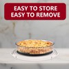 2 Pack Pie Carrier with Lids and Handles, Loadable Cupcake