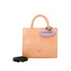 Big Boxy Collection Croco Orange Tan