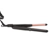 Hair Straightener Black Ergonomic Handle Ceramic Coating Electric Curling Iron