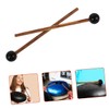 Abaodam 2 Pairs Wood Tongue Drum Mallets Percussion Sticks for