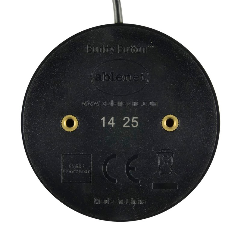 AbleNet Buddy Button Switch Yellow - Assistive Technology Interactive Switch