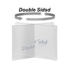 Double Sided White Board Dry Erase 11" x 14", White