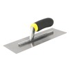 ZJNOTED plastering Trowel 12"X4" Carbon Steel Soft Handle plastering Trowel