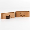 YOYAI Natural Wooden Name Card Holder Wood Business Card Holder