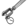 Qiilu Frame Turnbuckle Jaw Turnbuckle Jaw Bolt Stainless Steel Body