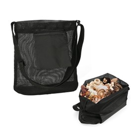 HANZIUP Mushroom Hunting Bag, Foraging Pouch, Mesh Morel Mushroom Bag, Fruit Picking Harvesting Bag for Kids Boys Girls