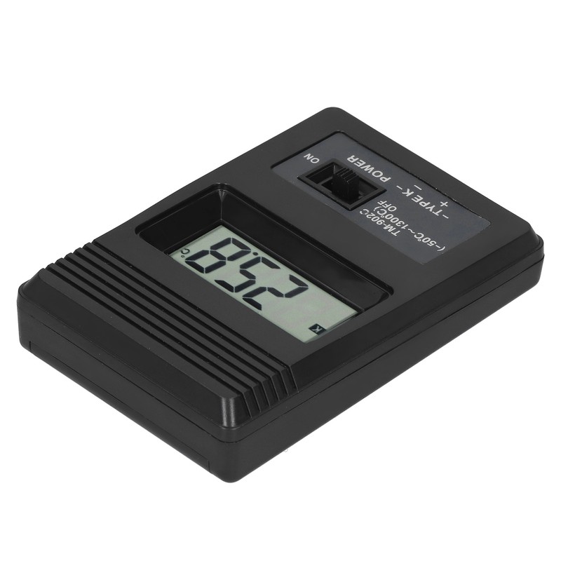 Digital Temperature Meter LCD Display Environment Thermometer Measuring Tool TM902C