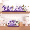 3 Pcs Easter Table Decorations, He is Risen Tabletop Decorations,