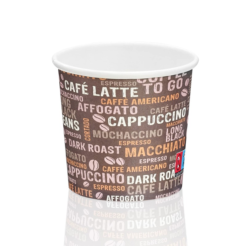 MH Quality - 100x Expresso Pappbecher 80 ml 3 Oz