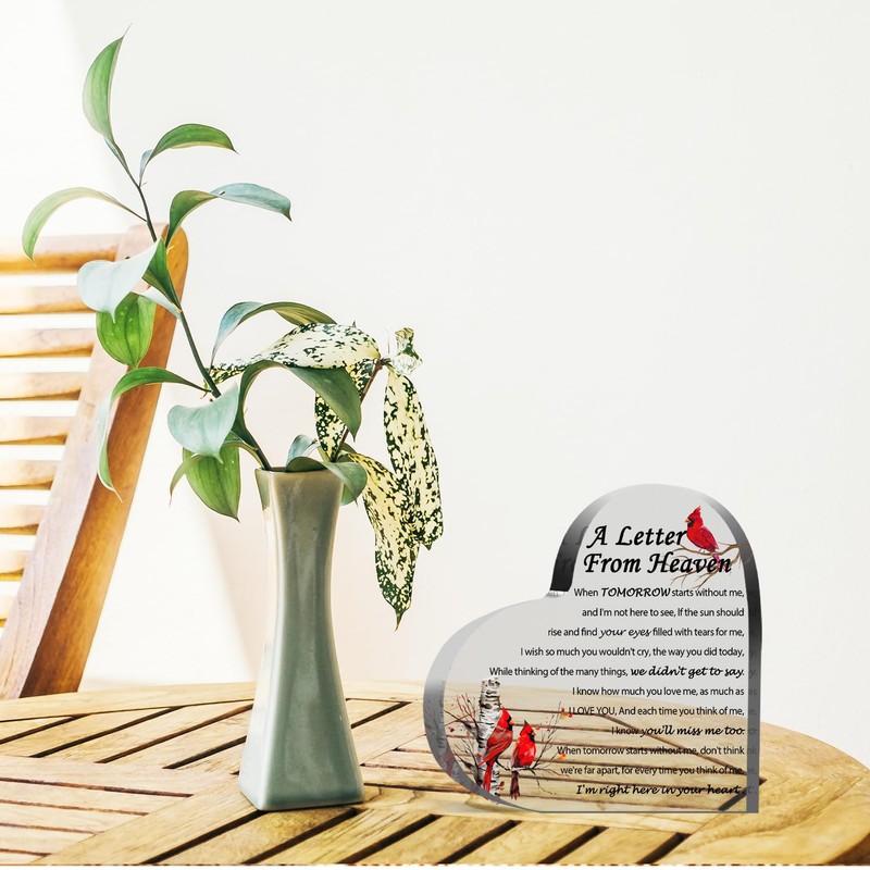 Sympathy Gifts, Red Cardinal Gifts - A Letter from Heaven