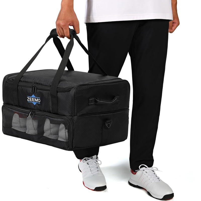 ZEEMO Golf Trunk Organizer, 2 Layer Car Locker with Ventilated