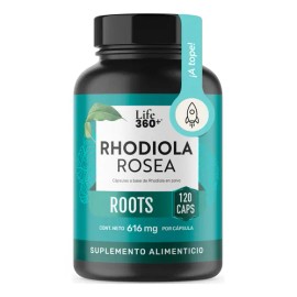 Rhodiola Rosea Life 360+ 120 Cápsulas Con Raiz Rhodiola En Polvo Sin Sabor Suplemento Alimenticio