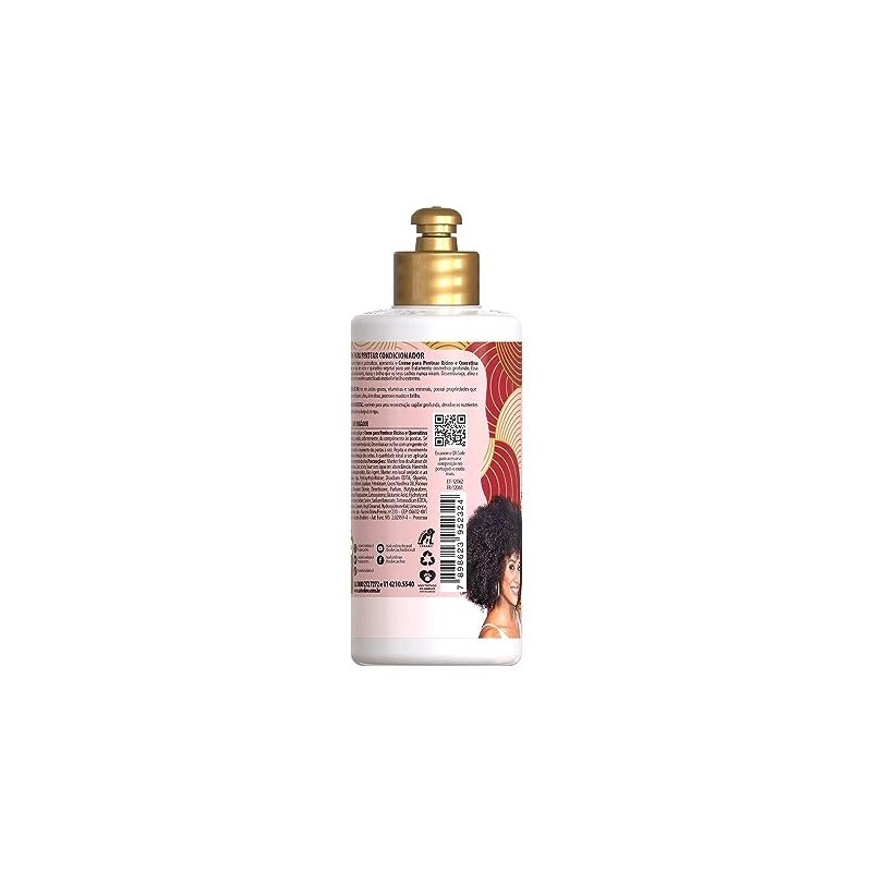 Salon Line S.O.S Cachos Ricino e Queratina サロンライン・カーリーヘアリーブインクリーム 300ml