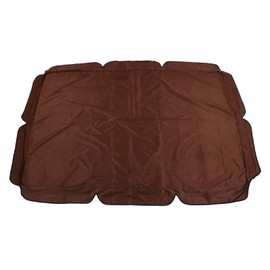 Outdoor Swing Canopy Waterproof Porch Top Cover Replacement UV Proof for Patio Yard Chair Brown