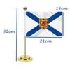 Nova Scotia Desk Flag,13 inch Tall Small Nova Scotian NS