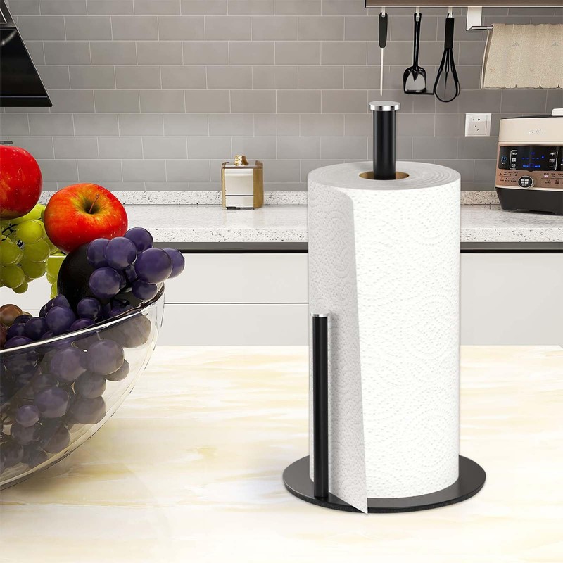 Kitchen Roll Holder - Free Standing Kitchen Towel Holder Stand