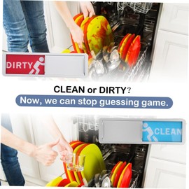 Operitacx Dirty Sign Tiles Dishwasher Signs Magnets Clean And Dirty Sign Clean Magnetic Sign Washing Machine Magnetic Sign Clean