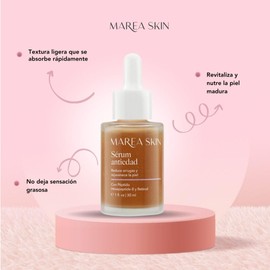Sérum Anti-edad con Retinol y Péptidos: Reduce Signos de Envejecimiento y Restaura la Firmeza, 30ml | 30 Días de Garantía | Marea Skin | Club Marea