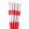 400 Pack 36" Hollow Plastic Reflective Snow Stakes, Flexible Driveway