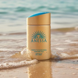 Anessa Perfect UV Sunscreen Gold Milk NA 60ml 4-Piece Set / 아넷사 퍼펙트 UV 선스크린 골드밀크 NA 60ml 4개 세트