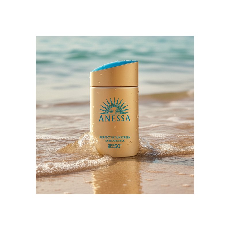 Anessa Perfect UV Sunscreen Gold Milk NA 60ml 4-Piece Set