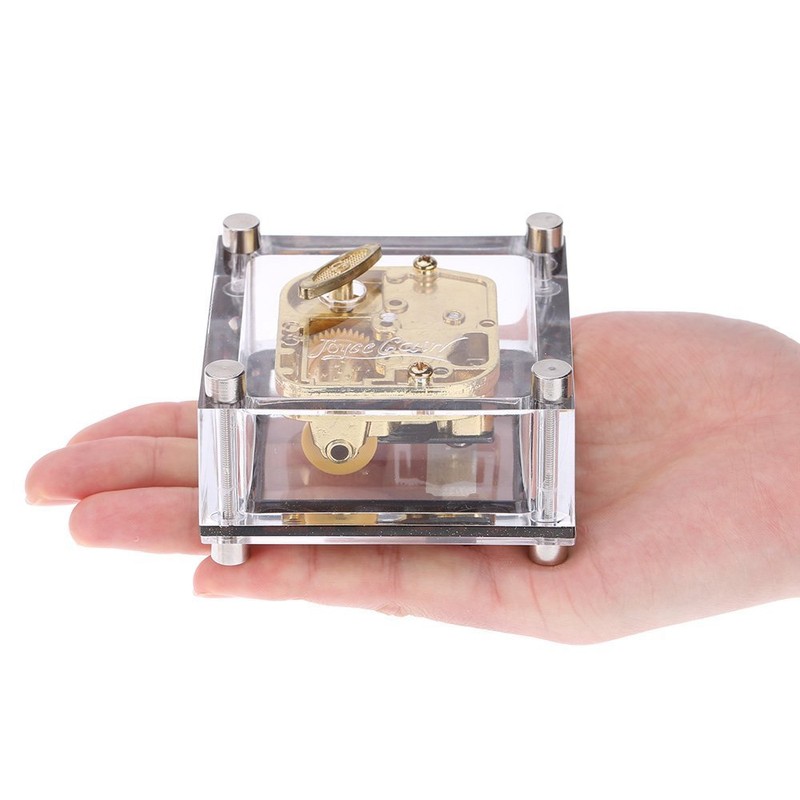 YouTang(TM) Acrylic Cubic Musical Box Windup Music Box with Melody