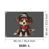 Pirate Flag in Various Sizes, Weatherproof with Eyelets, Outdoor and