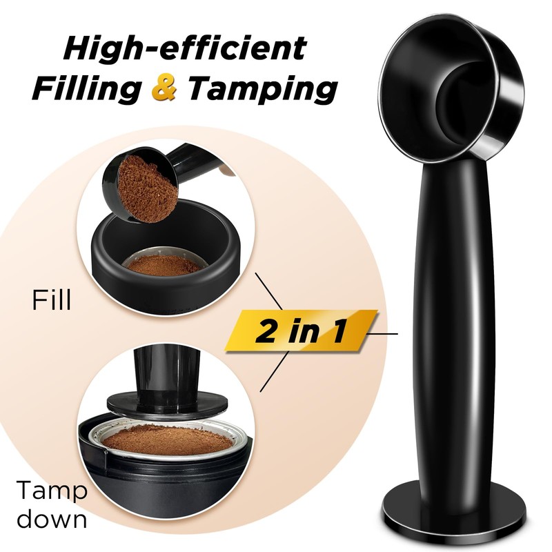CAPMESSO Reusable Vertuoline Pod Refill Kit, 2024 Innovative for Faster