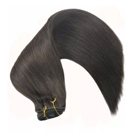 Eufficco Extensiones Cabello Humano 14in Negro #1b 100gr