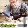 4 Pack 1/4" to 1/8" Collet Adapter, High-Carbon Steel Collet