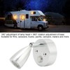 10V‑30V RV Reading Light LED Spotlight Bedside Lamp 3500K Warm