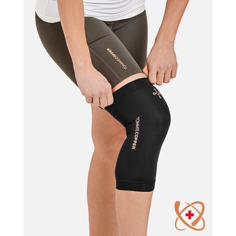 Tommie Copper Core Compression Infrared Knee Sleeve, Unisex, Men &