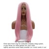 AFBeauty Pink Lace Front wigs for Women Peach Pink Synthetic