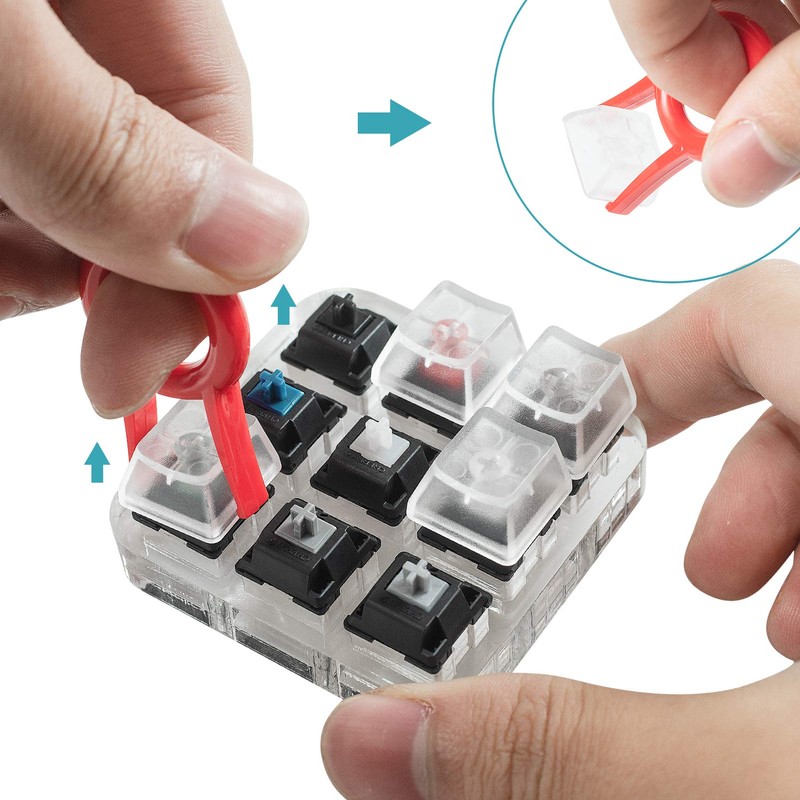 Griarrac Cherry MX Switch Tester Mechanical Keyboards 9-Key Switch Testing