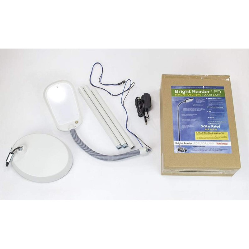 HomeConcept Slim Design LED Bright Reader Natural Daylight Full Spectrum