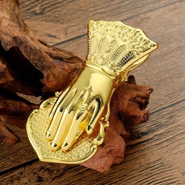 Vintage Lady’s Hand Shaped Book Clip Paper File Holder Metal Clips Office Appliance Stationery Creativity Office Supplies for Worker or Student (Style-2)