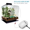 PULACO Ultra Quiet Mini Aquarium Fish Tank Air Pump for