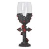 Nemesis Now B4479N9 Carpe Noctem Goblet 20cm, Resin w. Stainless