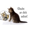 Blechwaren Fabrik Braunschweig KH080 Cult Hanger Believe an Dich selbst